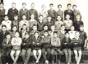 ECOLE PAIXHANS GARCONS 1957 COURS SUPERIEUR M. DOSTE